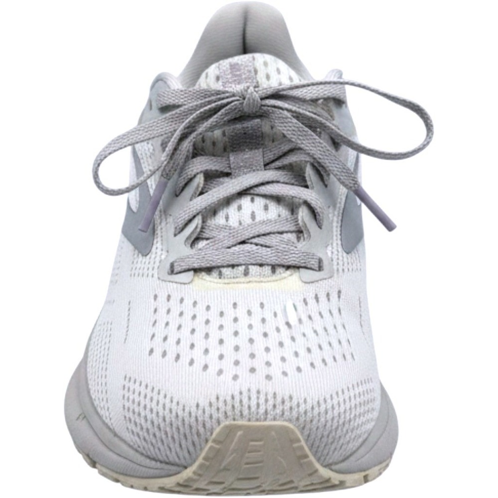 Brooks Ghost 14 Running Shoes Womens 5.5 Grey White Mesh Sneakers 1203651B174 - Picture 4 of 9